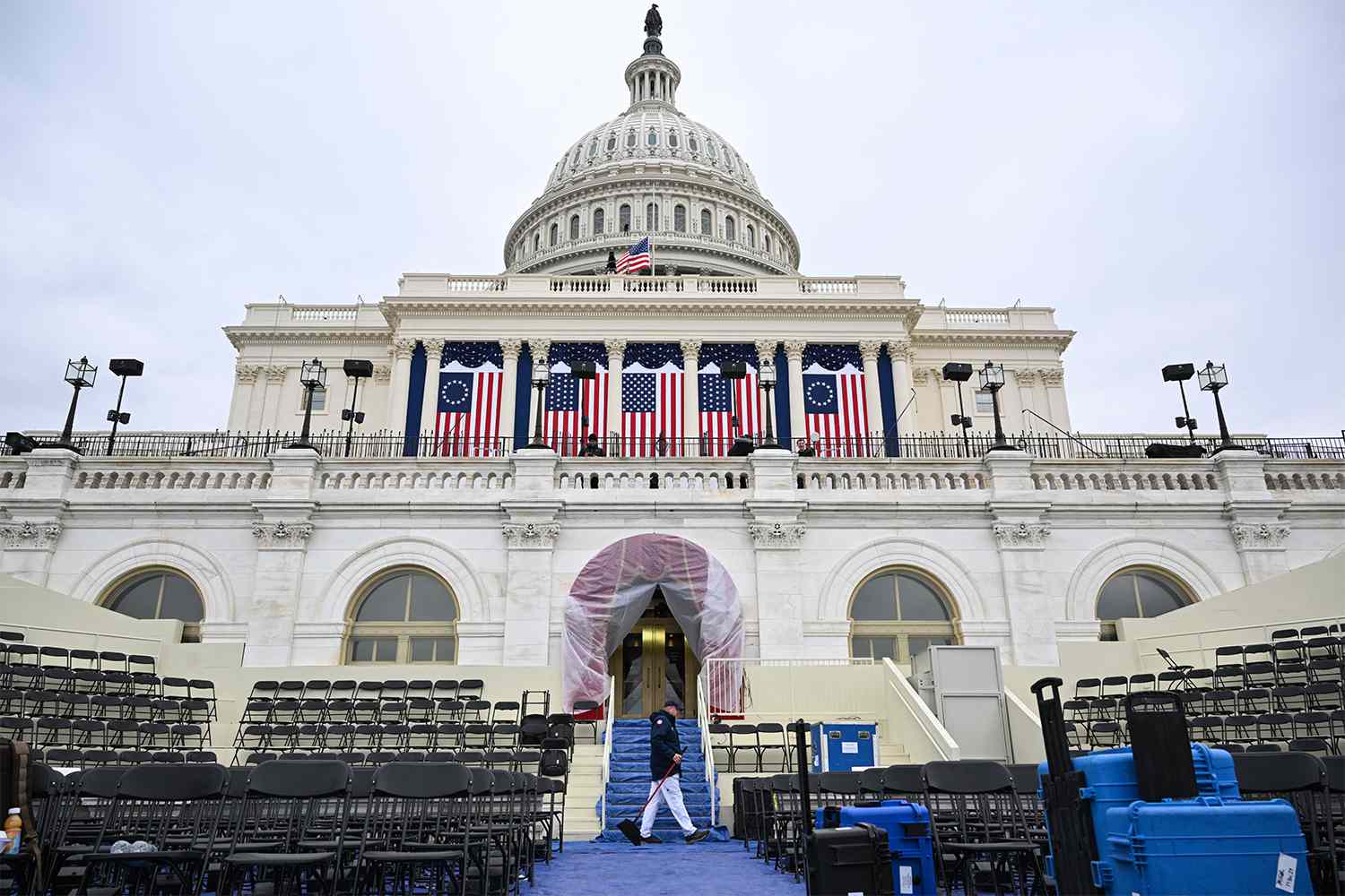 Arctic Blast Forces Trump’s Historic Inauguration Indoors