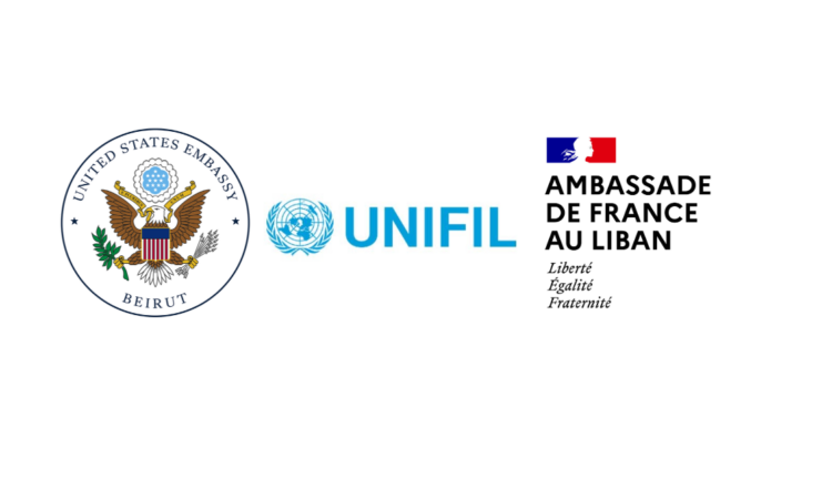 Joint Statement by the United States, French Embassies in Lebanon, and UNIFIL