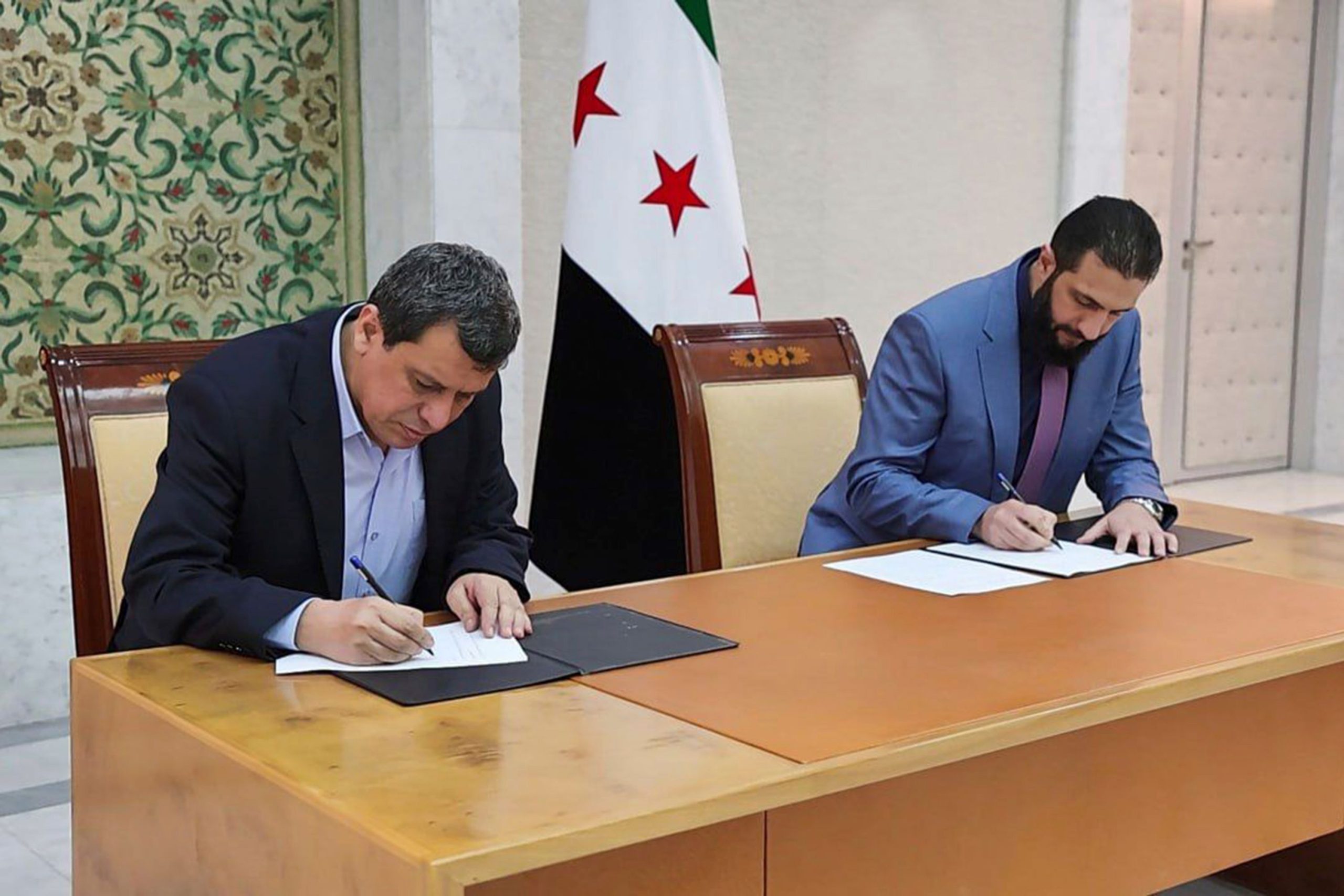 Agreement Between Kurdish-Led SDF and New Syrian Government