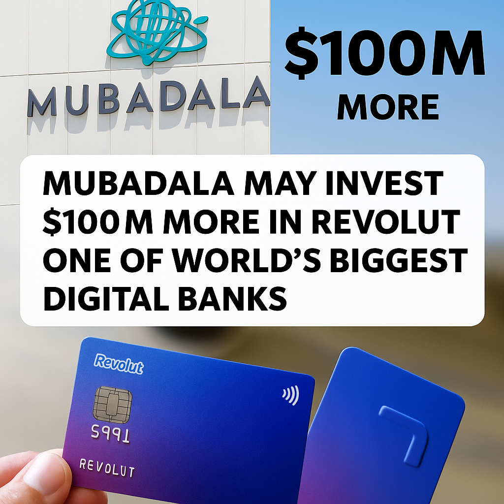 $100M More Into Digital Banking? Mubadala Might Say Yes