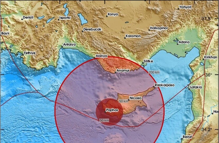 Earthquake in Cyprus Sends Mild Tremors Across Lebanon’s Coast
