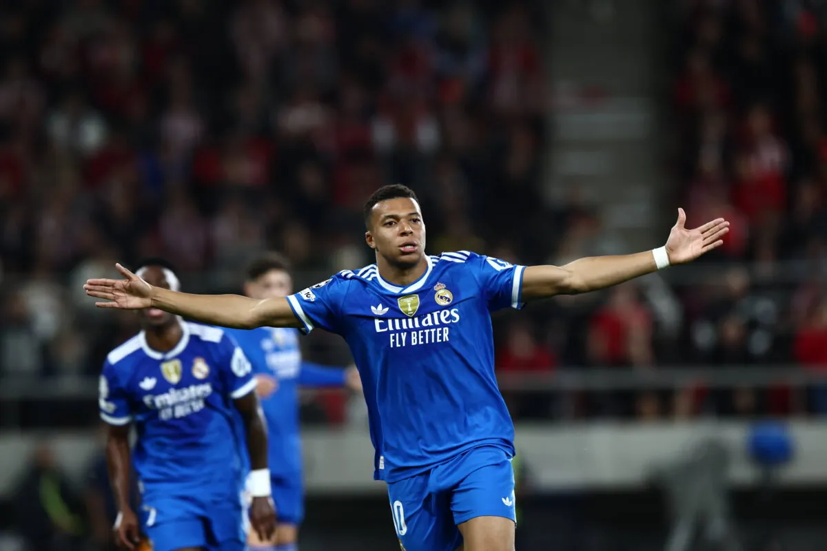Mbappé Scores Four as Real Madrid Edge Olympiacos 4–3 in a Champions League Thriller